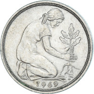 Monnaie, Allemagne, 50 Pfennig, 1969 - 50 Pfennig