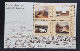 Macau, 1994, Chinnery Paintings, Art, MNH, Michel Block 25 - Hojas Bloque