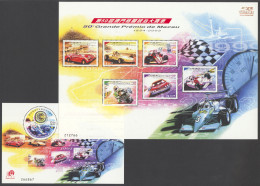 Macau, 2003, Grand Prix, Car Racing, Formula One, Sports, MNH, Michel Block 115-116 - Blocks & Sheetlets