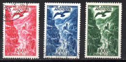 Serie Edifil Nº 161/3 Andorre - Poste Aérienne