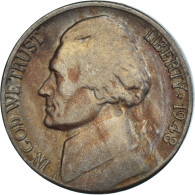Monnaie, États-Unis, 5 Cents, 1948 - 1938-…: Jefferson