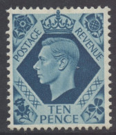 GB Scott 247 - SG474, 1937 Dark Colours 10d MH* - Unused Stamps