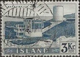 ICELAND 1956 Power Plants And Waterfalls - 3k. Laxarvirkjun FU - Oblitérés