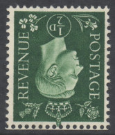 GB Scott 235 - SG462i, 1937 Dark Colours 1/2d Inverted Watermark MH* - Neufs