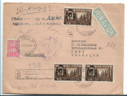 RUMÄNIEN  130A  /Interessanter Beleg Der Postgeschichte 1948 - Briefe U. Dokumente