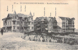 BELGIQUE - DUIGERGHEN SUR MER - Rampe Princesse Elisabeth - Carte Postale Ancienne - Autres & Non Classés