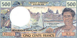 PAPEETE 500 Francs UNC X.3 80251 - French Pacific Territories (1992-...)