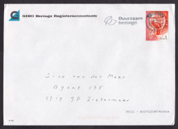 Netherlands: Cover, 2023, 1 Stamp, Anniversary King Willem-Alexander, Royalty (traces Of Use) - Covers & Documents