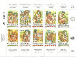 Venezuela 1993, Native Indians, Sheetlet - Indios Americanas