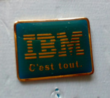 Pin's IBM C'est Tout Informatique - Computers