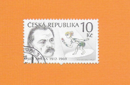 CZECH REPUBLIC 2012  Gestempelt°Used  MiNr. 709 "Jiri Trnka = Puppenspieler / Marionette PUCK" - Gebraucht