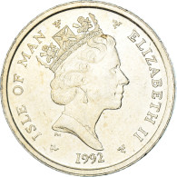 Monnaie, Île De Man, 10 Pence, 1992 - Isle Of Man