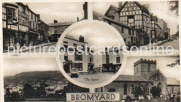 BROMYARD MULTIVIEW OLD R/P POSTCARD HEREFORDSHIRE - Herefordshire