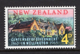 New Zealand 1965 Centenary Of Government In Wellington HM (SG 830) - Nuovi