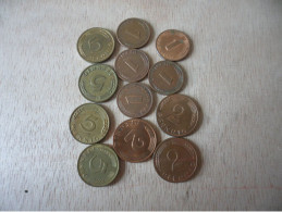 Lot 12 Pieces 1+2+5 Pfennig Bundesrepublik Deutschland (lot2) - Altri & Non Classificati