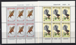 New Zealand 1965 Health - Birds - MS Set Of 2 HM (SG MS832c) - Ongebruikt