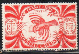 NOUVELLE CALEDONIE NEW NUOVA CALEDONIA 1942 KAGUS 1.50fr USED OBLITERE' USATO - Gebruikt