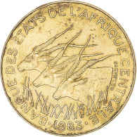 Monnaie, États De L'Afrique Centrale, 5 Francs, 1983 - República Centroafricana