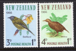 New Zealand 1966 Health - Birds Set HM (SG 839-840) - Nuevos