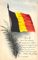 MILITARIA - Patriotiques - Drapeau Belge - J'ai Foi Dans Nos Destinées - Carte Postale Ancienne - Patriotiques