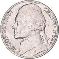 Monnaie, États-Unis, 5 Cents, 1984 - 1938-…: Jefferson