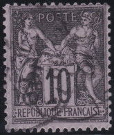 France  .  Y&T   .    103   .   O   .    Oblitéré - 1876-1878 Sage (Type I)