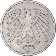 Monnaie, Allemagne, 5 Mark, 1978 - 5 Marcos