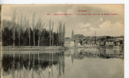 CASTELNAUDARY VUE PRISE SUR L'ILE ET LE GRAND BASSIN 1918 - Castelnaudary
