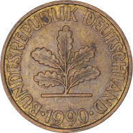 Monnaie, Allemagne, 10 Pfennig, 1990 - 10 Pfennig