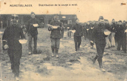 MILITARIA - Munsterlager - Distribution De La Soupe à Midi - Carte Postale Ancienne - Regiments