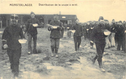 MILITARIA - Munsterlager - Distribution De La Soupe à Midi - Carte Postale Ancienne - Reggimenti