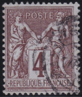France  .  Y&T   .    88    .   O   .    Oblitéré - 1876-1898 Sage (Type II)