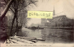 INONDATIONS DE PARIS  ( JANVIER 1910 )   NOTRE-DAME - Floods