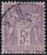 France  .  Y&T   .    95  (2 Scans)     .   O   .    Oblitéré - 1876-1898 Sage (Tipo II)