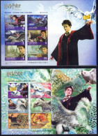 Taiwan 2004 S#3554-3555 Harry Potter And The Prisoner Of Azkaban M/S Sheet MNH Cinema Fauna Bird Owl Cat - Ongebruikt