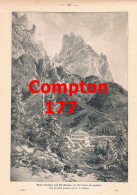 D101 177 E.T.Compton Monte Cristallo Tre Croci Piz Popena Druck 1901!!! - Sonstige & Ohne Zuordnung