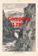 D101 178 E.T.Compton Airolo Eisenbahn Tessin Druck 1891 !!! - Sonstige & Ohne Zuordnung