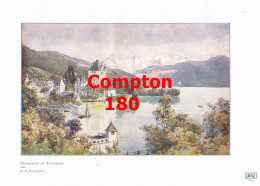 D101 180 E.T. Compton Oberhofen Thunersee Kunstblatt 1906 !! - Other & Unclassified