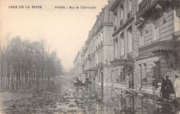 FRANCE - PARIS - 75 - Innondation De 1910 - Rue De L'Université - Carte Postale Ancienne - Inondations De 1910