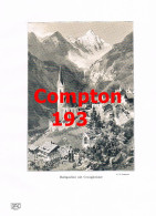 D101 193 E.T. Compton Heiligenblut Großglockner Kunstblatt 1906 !! - Altri & Non Classificati
