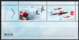 CANADA - Patrouille Aérienne Des Snowbirds Feuillet - Blocks & Sheetlets