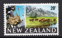 New Zealand 1967-70 Decimal Pictorials - 20c Cattle & Beef HM (SG 876) - Ungebraucht