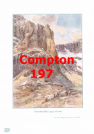 D101 197 E.T. Compton Pisciadusee Hütte Rifugio Pisciadù Kunstblatt 1905 !! - Autres & Non Classés