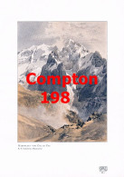 D101 198 E.T. Compton Marmolata Marmolada Dolomiten Kunstblatt 1907 !! - Altri & Non Classificati