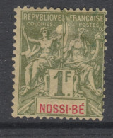 Nossi-Bé N° 39 X Type Groupe : 1 F. Vert-olive,  Trace De Charnière Sinon TB - Neufs