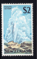 New Zealand 1967-70 Decimal Pictorials - $2 Pohutu Geyser HM (SG 879) - Ungebraucht