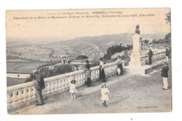 DOMME - 24 - Esplanade De La Barre Et Monument Jacques De Maleville  - QUIN 6 - - Domme
