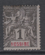 Nossi-Bé N° 27 XX Type Groupe : 1 C. Noir Sur Azuré, Sans Charnière, TB - Ungebraucht