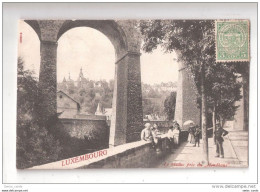 CPA LUXEMBOURG LE VIADUC PRES DE HONDHAUS USED WITH STAMP - Lussemburgo - Città