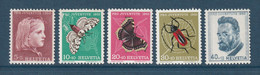Suisse - YT N° 539 à 543 ** - Neuf Sans Charnière - 1953 - Neufs